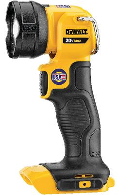 Work Light, Cordless 20 volt MAX, LED, Swivel Head, Dewalt (battery not incl)