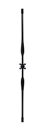 Narrow Round Pickets, BLACK, For 42