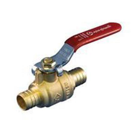 Line Stop, Straight, 1/4-Turn Ball Valve, Lever Handle, 3/4