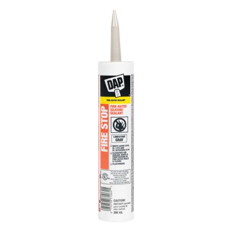 Caulking, Dap FIRE STOP Sealant, GREY, 300 ml