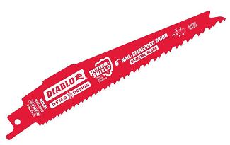 Reciprocating Saw Blade, Bi-Metal, 6