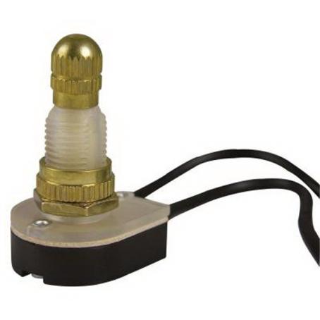 Switch, Canopy, Single pole, Rotary, 6A 125v, with leads