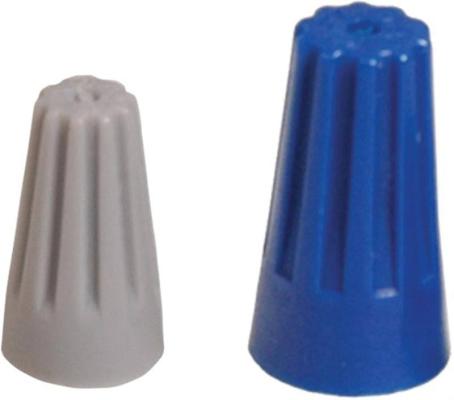 Wire Connectors, Assorted Grey/Blue, 20/pkg