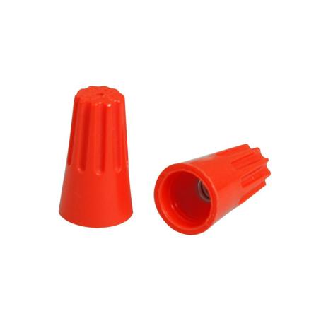 Wire Connectors, Orange, 100/pkg (22 ga - 14 ga)