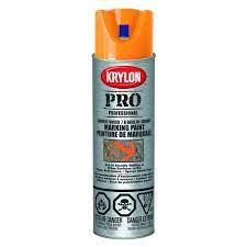 Marking Paint, Inverted Spray, Solvent Base, FLUORESCENT ORANGE, 482 gram, Krylon