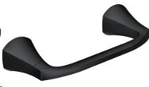 Paper Holder, MATTE BLACK, Moen Lindor