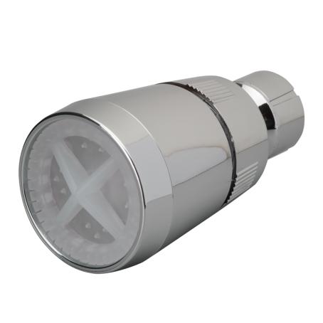 Shower Head, Adjustable, Chrome-Plated Plastic, Moen