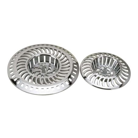 Drain Strainer, Small/Large, CHROME, 2/pkg, Moen (7394638)