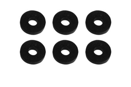 Faucet Washer, Flat, 1/4R, 6/pkg, Moen