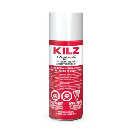 Primer/Sealer, Interior, Oil Base, KILZ, 369gr Aerosol 