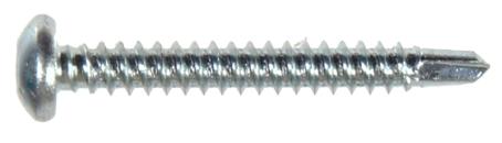Tek Screws, Pan Head, #6 x 3/4