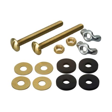 Toilet Tank Bolts, Tank to Bowl, Solid Brass, 2/pkg, MOEN