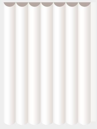 Panelling, Reeded, MDF Primed, (Lap Joint Connection, 1/2