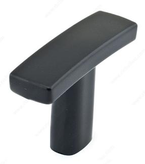 Cabinet Knob, 38 mm, MATTE BLACK, Richelieu Transitional 650