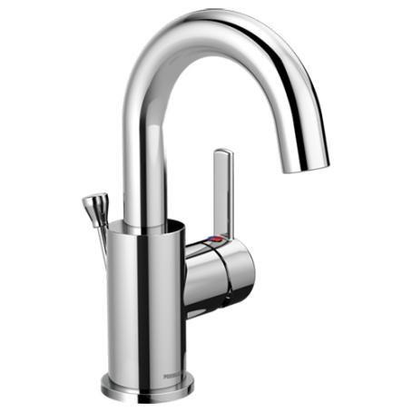 Lavatory Faucet, Single Lever, Single Hole, with Pop-Up, POLISHED CHROME, Peerless PRECEPT