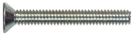 Machine Screw, Flat Head, #10-32 x 1/2