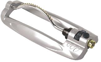 Sprinkler, Oscillating, Aluminum Base/Brass Fitting, Landscaper Select