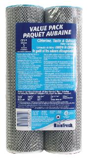 Replacement Filter Cartridge, Taste/Odour, 2/pkg, Rainfresh