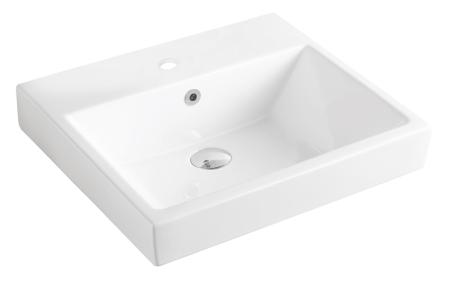 Lavatory Sink, Vessel, Square Bowl, 20-1/2
