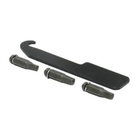 QuikDrive Bits, #3 Square, w/Wrench, 3/pkg