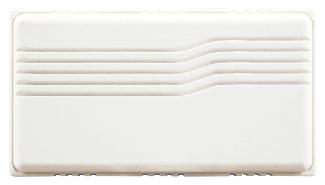 Door Chime, 16-Volt Wired-In, Two-Tone Chime, WHITE, Heathco