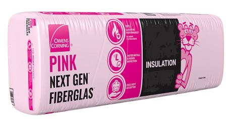Insulation, Fiberglas Pink Batt, R22 x 5.5