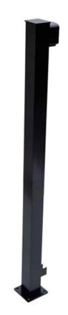 End Post, BLACK, For 42