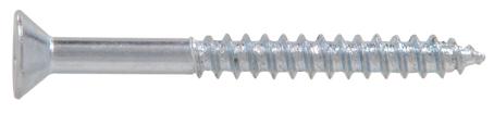 Wood Screws, Flat Head, #6 x 1/2