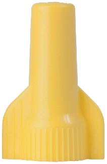Wire Connectors, Winged, Yellow, 25/pkg (18 ga - 12 ga) 25-084