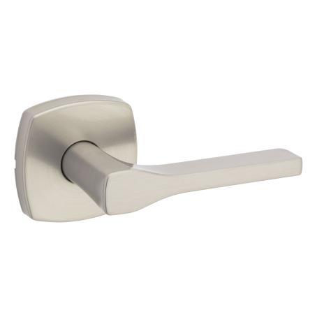 Passage Lever Set, PRAGUE, Modern Rosette, SATIN NICKEL, Weiser Visual Pack