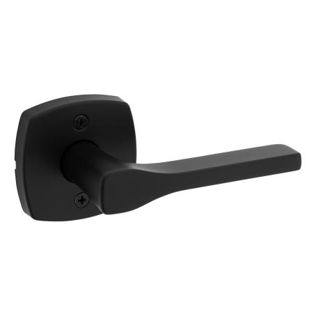 Dummy Lever, PRAGUE, Modern Rosette, MATTE BLACK, Weiser Visual Pack