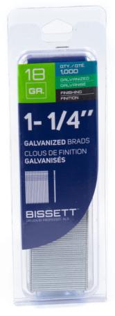 Brad Nails, 18 gauge, 1-1/4