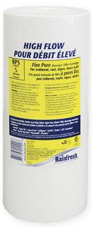 Replacement Filter Cartridge, High-Flow, 1-Micron Sediment/Iron, 1/pkg, Rainfresh