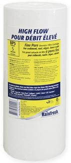 Replacement Filter Cartridge, High-Flow, 5-Micron Sediment/Iron, 1/pkg, Rainfresh