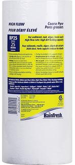 Replacement Filter Cartridge, High-Flow, 25-Micron Sediment/Dirt, 1/pkg, Rainfresh