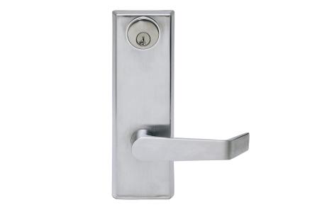 Exit Device Trim, Storeroom Escutcheon Lever, SATIN CHROME (ESC886), Tell Box Pack