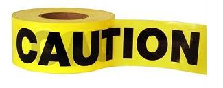 Caution Tape, YELLOW, 3