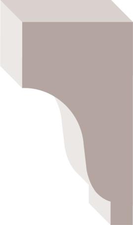 Shingle Mould, Poplar, 1-1/4