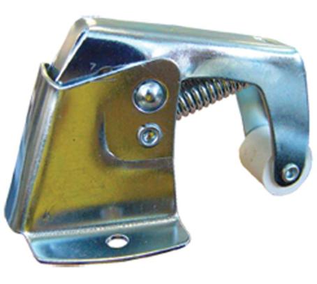 Screen Door Catch, Spring-Loaded, Zinc-Plated, Ideal
