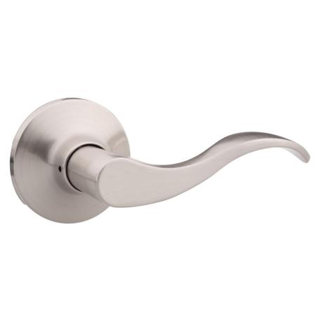 Passage Lever Set, LAYTON, Round Rosette, SATIN NICKEL, Weiser Builder Pack