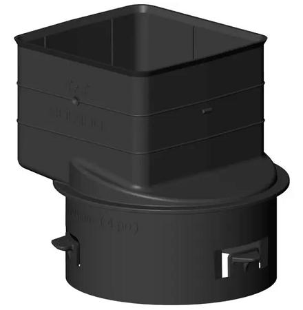 Corrugated Tubing, Downspout Adapter, 4