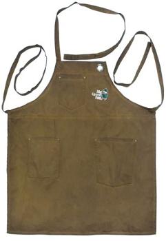 BBQ Apron, Vintage Khaki, Big Green Egg