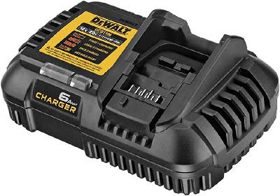 Battery Charger, 12/20/60 volt, Single-Bay, 6 amp, Dewalt