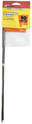 Stake Flags, ORANGE, 15-inch, ORANGE PVC, C H Hanson