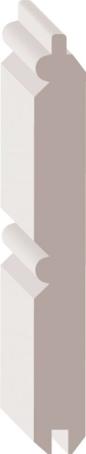 Panelling, POPLAR, Tongue & Groove V-Joint, 3/8