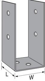 Post Bracket, for 4x4, Hot Dipped Galvanized, Simnpson