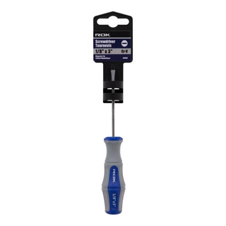 Screwdriver, Slot, 1/8