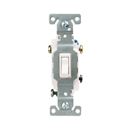 Switch, 3-Way, Toggle, WHITE