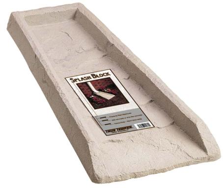Splash Block, Plastic 