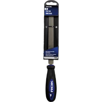 File, Flat, 8-inch, w/Handle, ROK